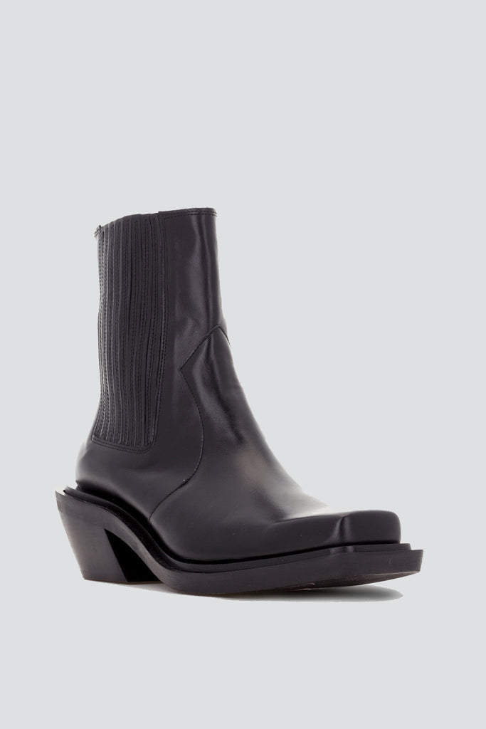 Black Leather Ranch Boot - Assembly New York | Assembly New York