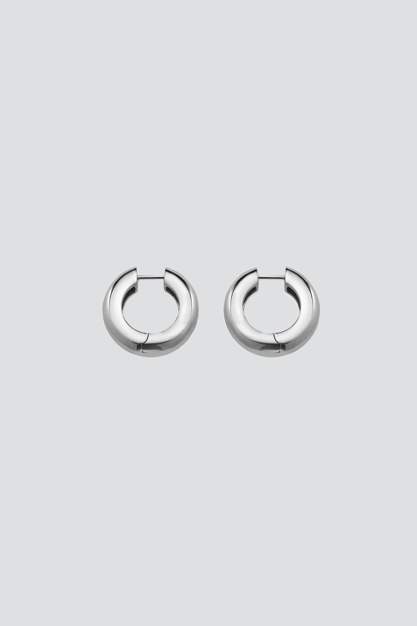 Sterling Silver Hinge Hoops