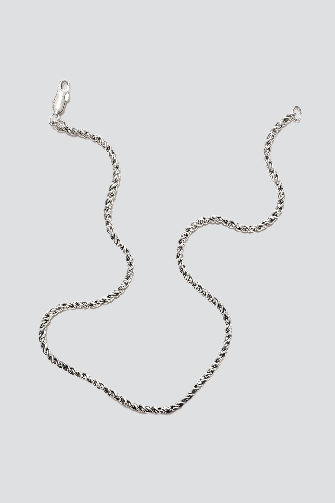 Sterling Silver Heavy Braided Chain