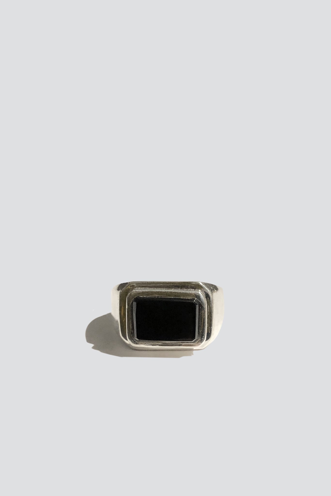 Assembly New York Black Onyx Signet Ring