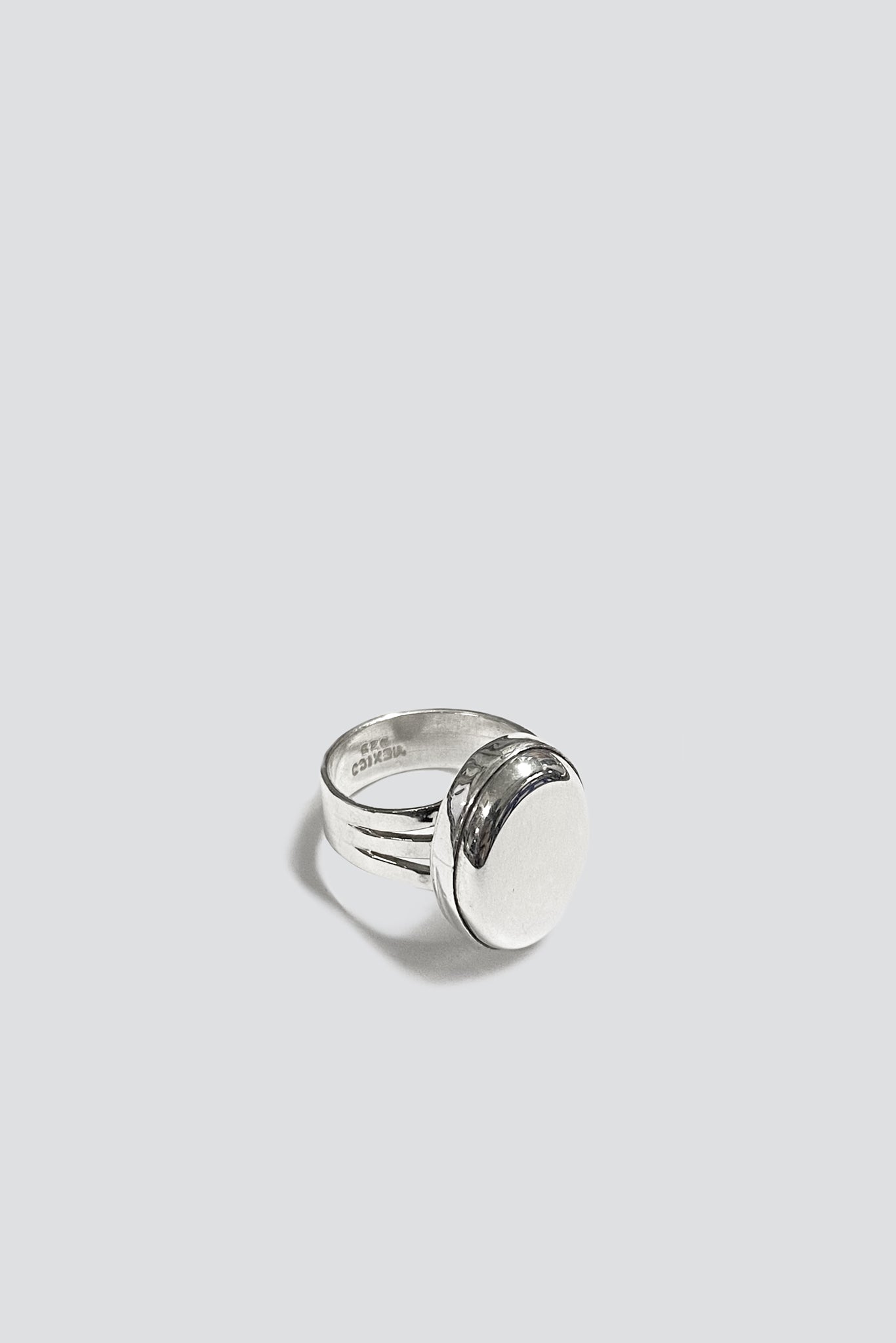 Sterling Silver Oval Ring