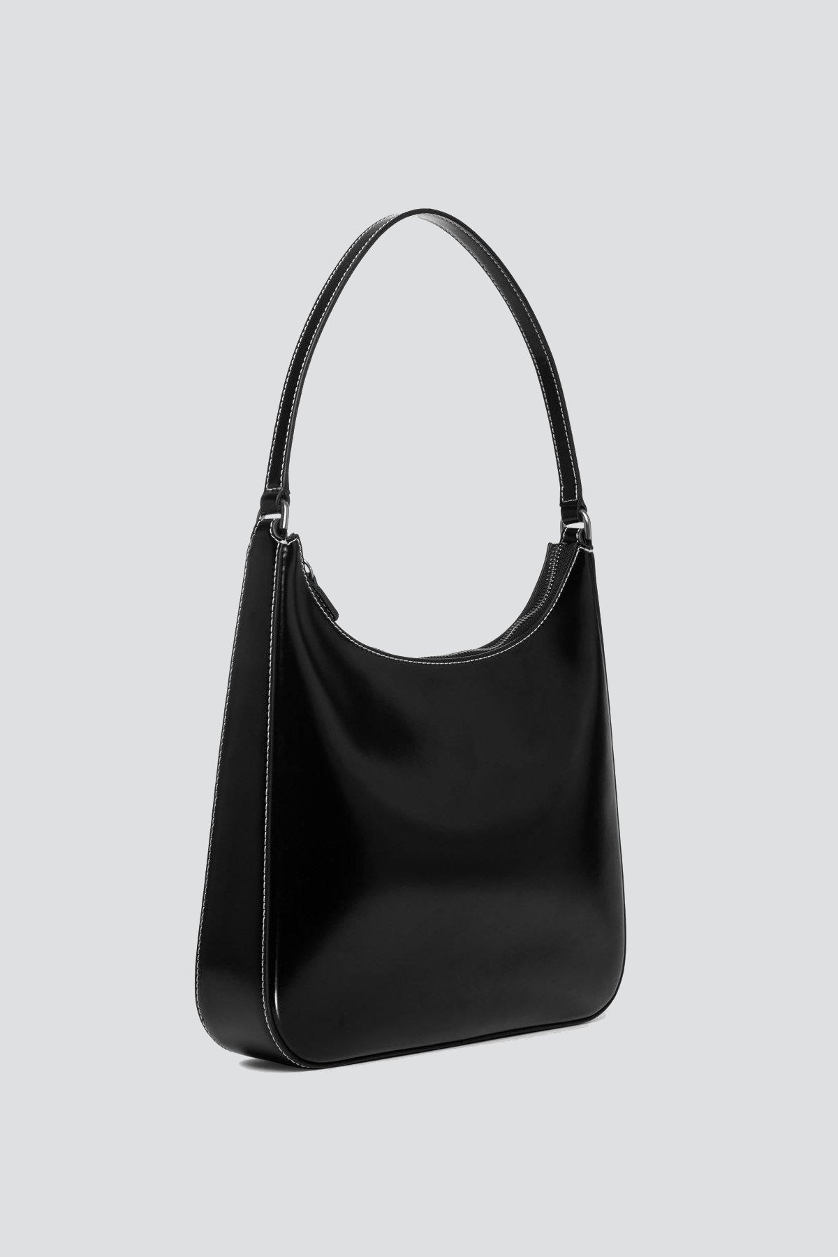 Black Leather Alec Bag