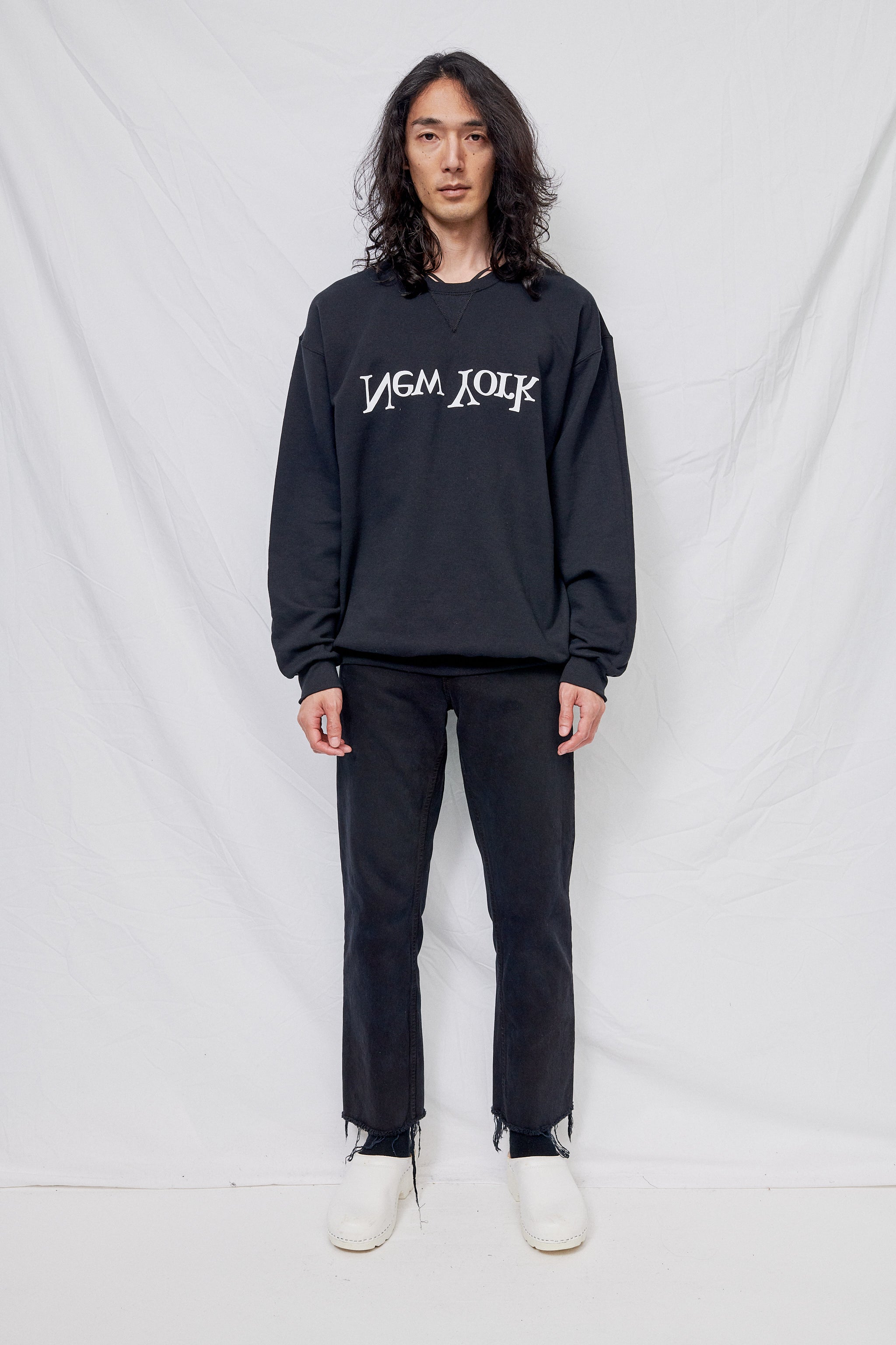 Black New York Logo Sweatshirt