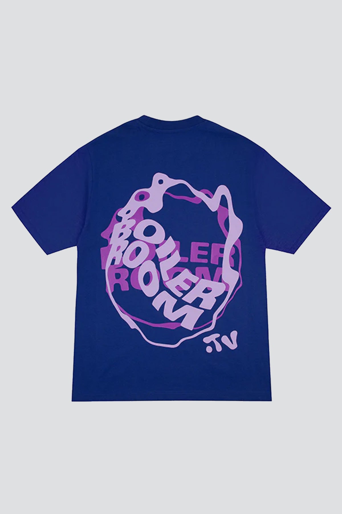 Blue Waved Logo T-Shirt