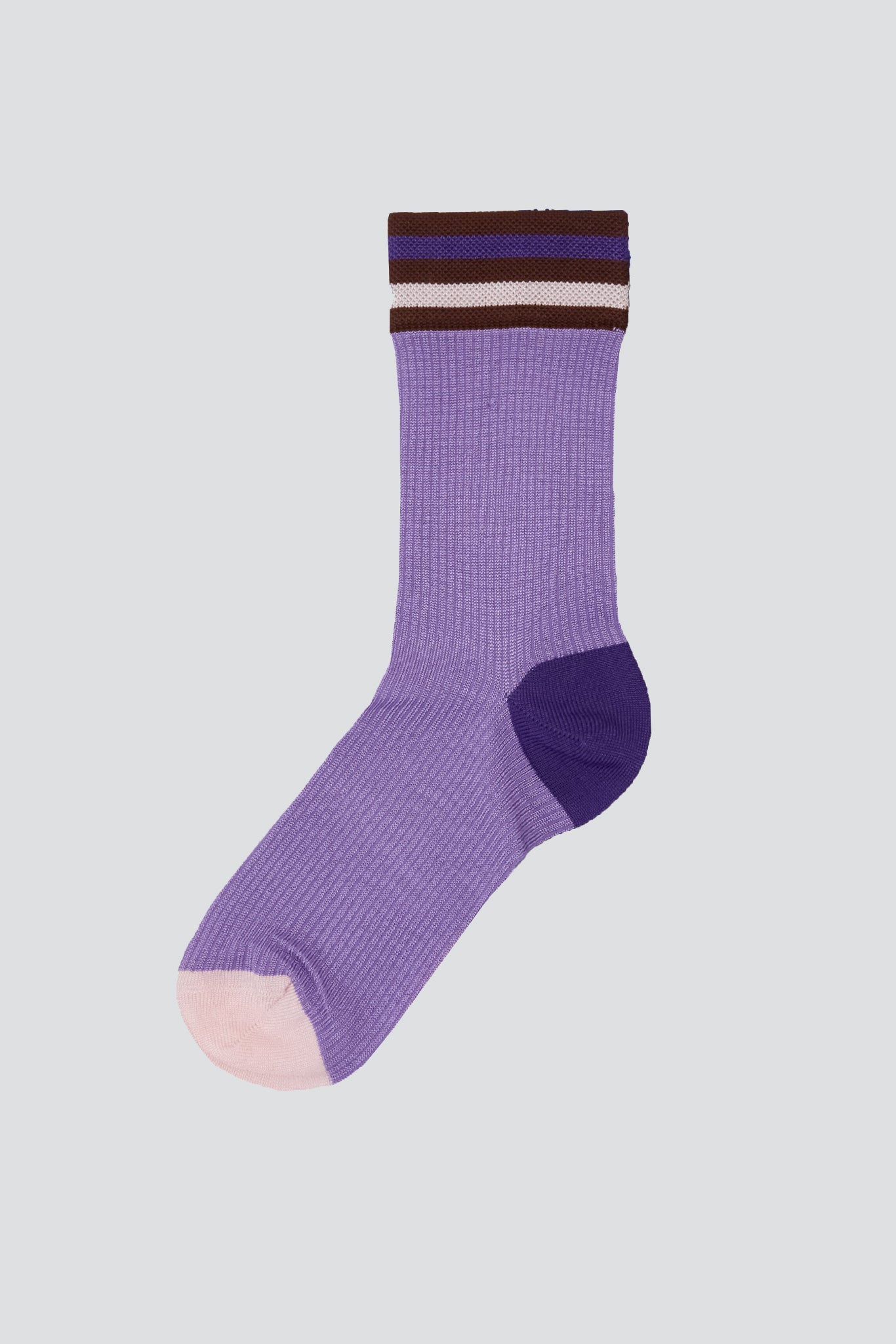 Lona Crew Sock - Slinky Purple