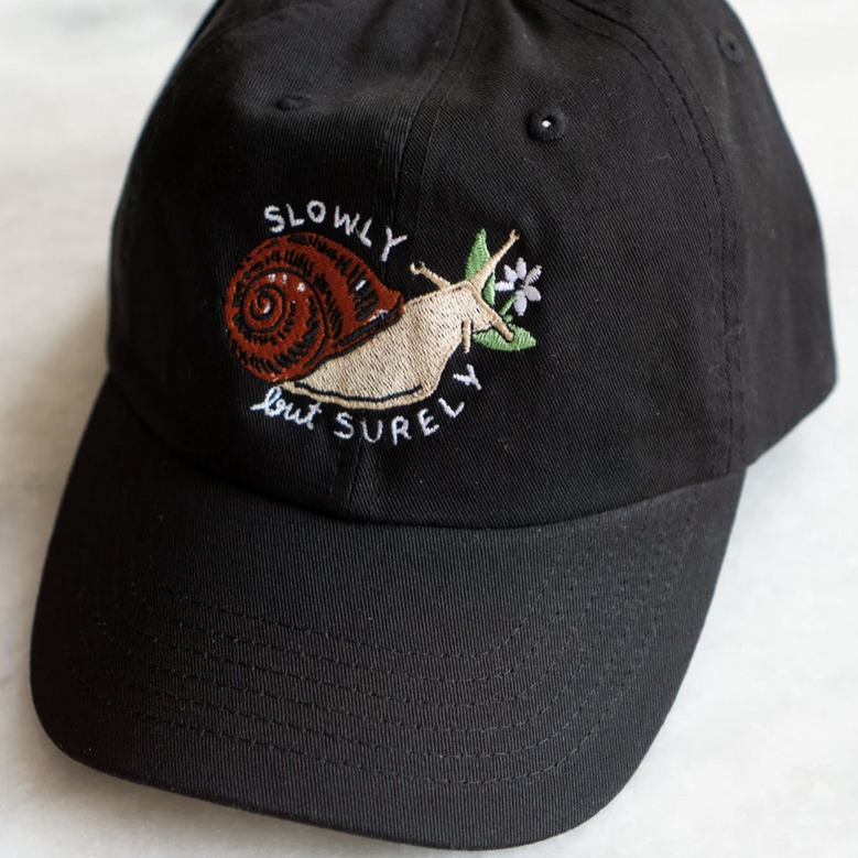Slowly but Surely (Snail) Dad Hat - stay home club