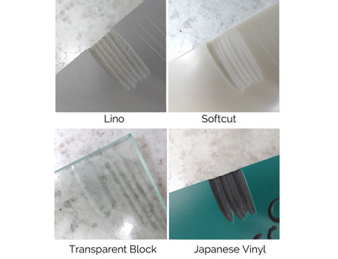 Types of linocut blocks