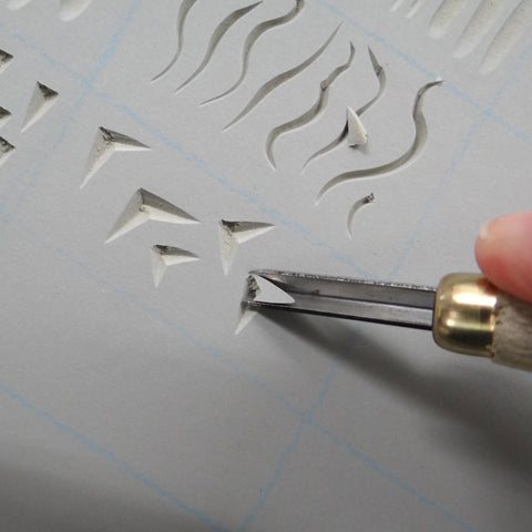 How to Hold Linocut Tools 