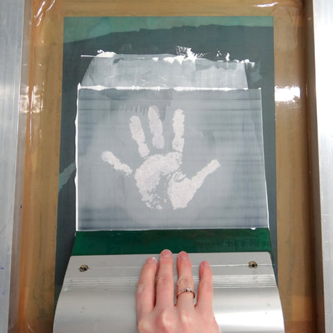 Screen Printing White Ink on Dark Fabric