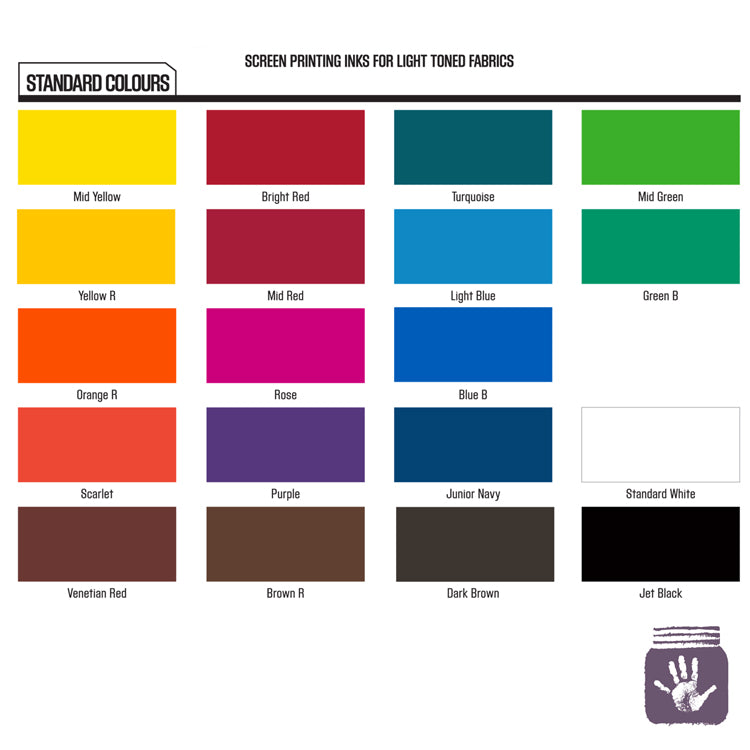 Permaset Colour Chart