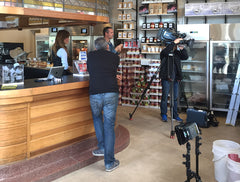 sausages made simple channel 9 postcards filming