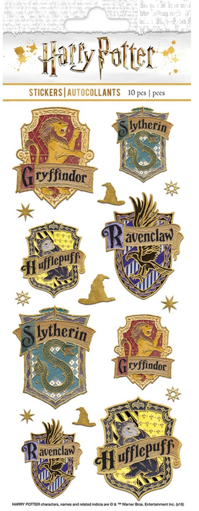 50 pc Harry Potter Vinyl Stickers + Fabric Ravenclaw Banner Lot