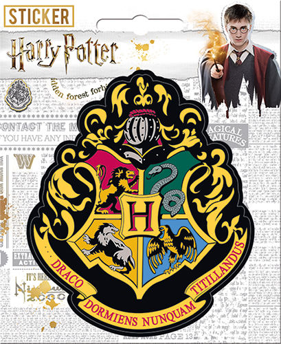 Harry Potter Hogwarts Crest Sticker Locker Computer Scrapbook Decal ...