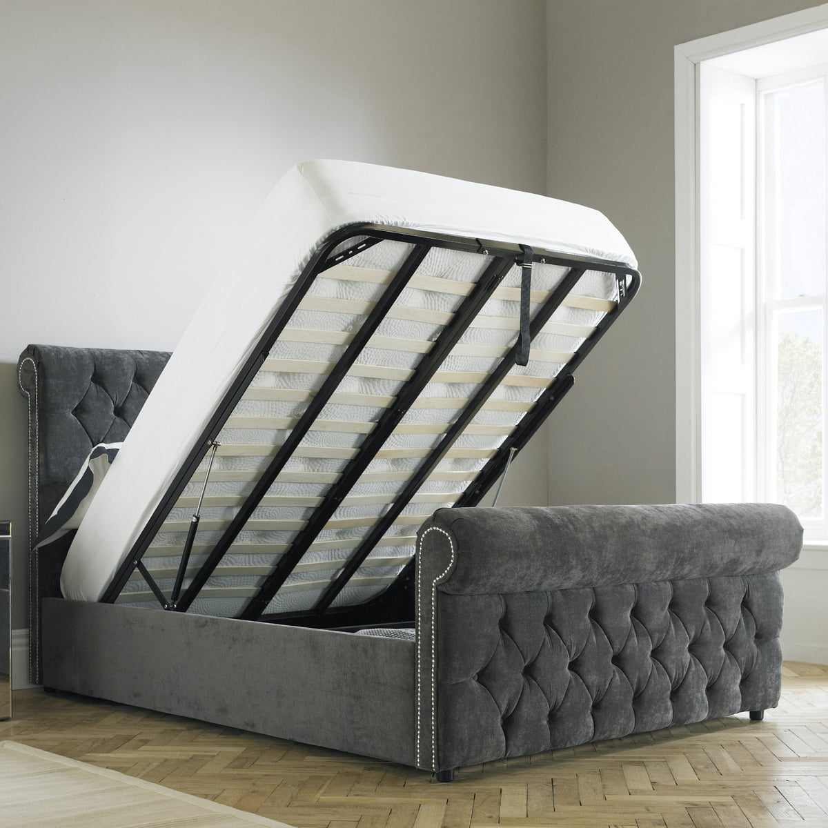 Luxury Ottoman Beds | Upholstered Beds, Chesterfield Beds & more ...