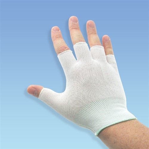 half finger glove liners