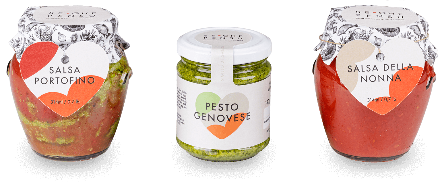 Fresh pesto, salsa portofino by se ghe pensu