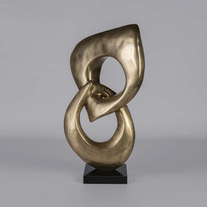 Two 05, patina bronze sculpture - Fp Art Collection - Fp Art Online