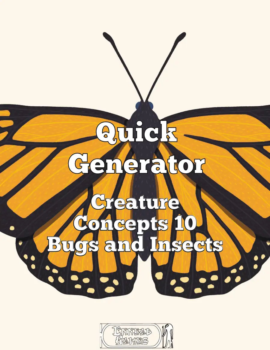 Quick Generator Creature Concepts 10 Bugs and Insects