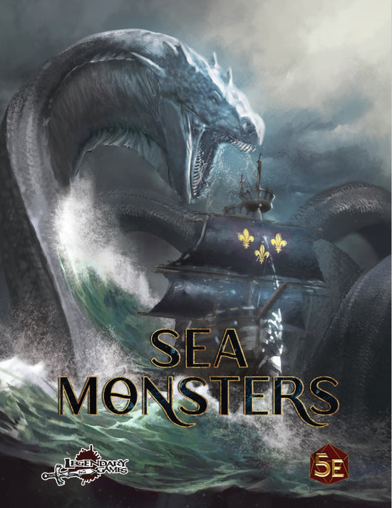 giant sea monsters art