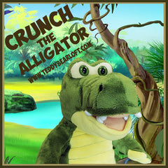 Crunch the Alligator Stuff your own teddy bear at Teddy Bear Loft
