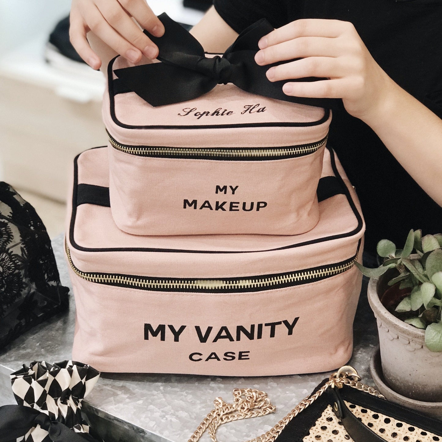 My Makeup Box, Pink/Blush – Bag-all