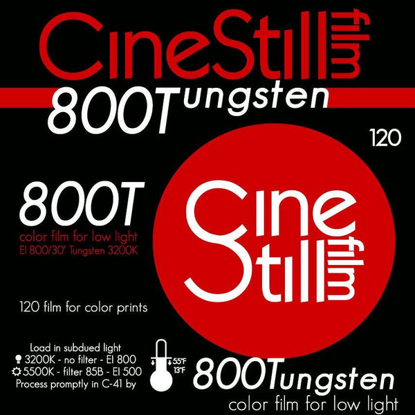 CineStill 800 Tungsten Xpro 120 彩色負片