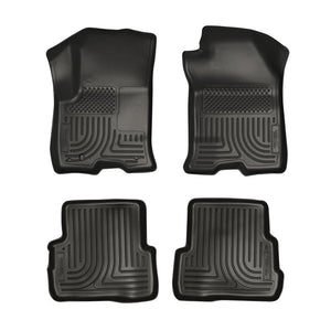 Husky Liners Weatherbeater Black Front Back Seat Floor Mats