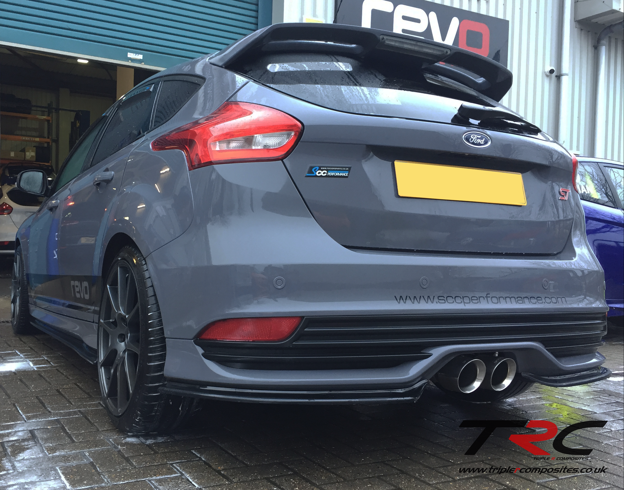 triple r composites rear spats ford focus st 2015 2016 fswerks triple r composites rear spats ford