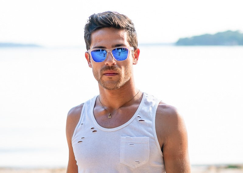 Clear Ice Mirrored Sunglasses – Faded Days