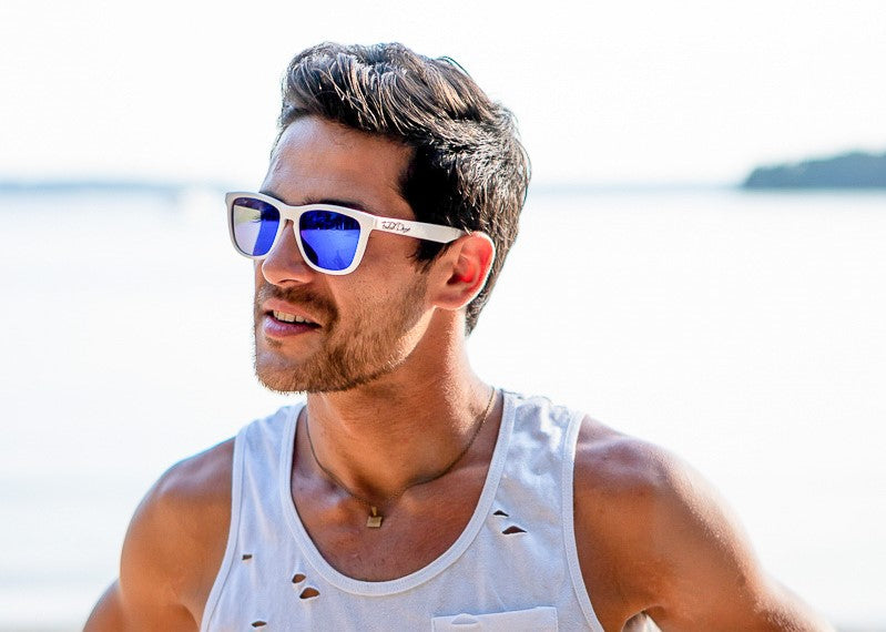 White Ice Mirrored Sunglasses – Faded Days