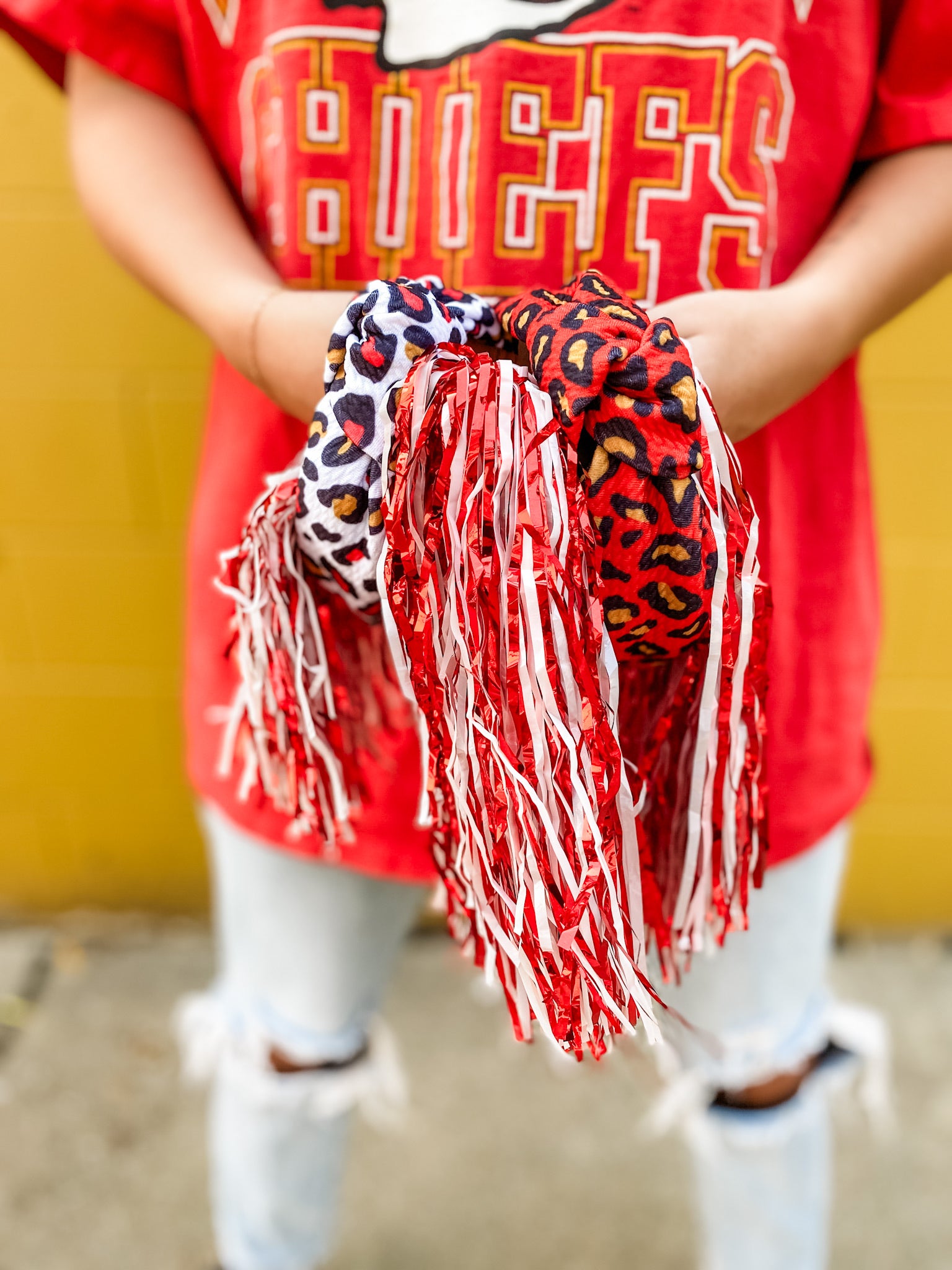 Crowd Goes Wild Structured Headband • Scarlet or White