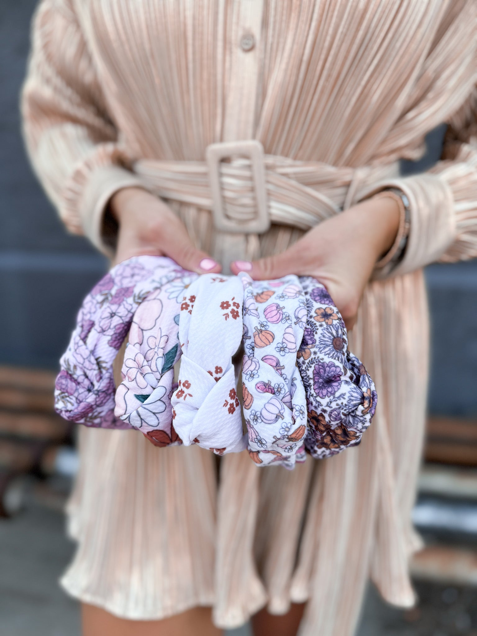 Walking Into Autumn Structured Headband • 5 Prints