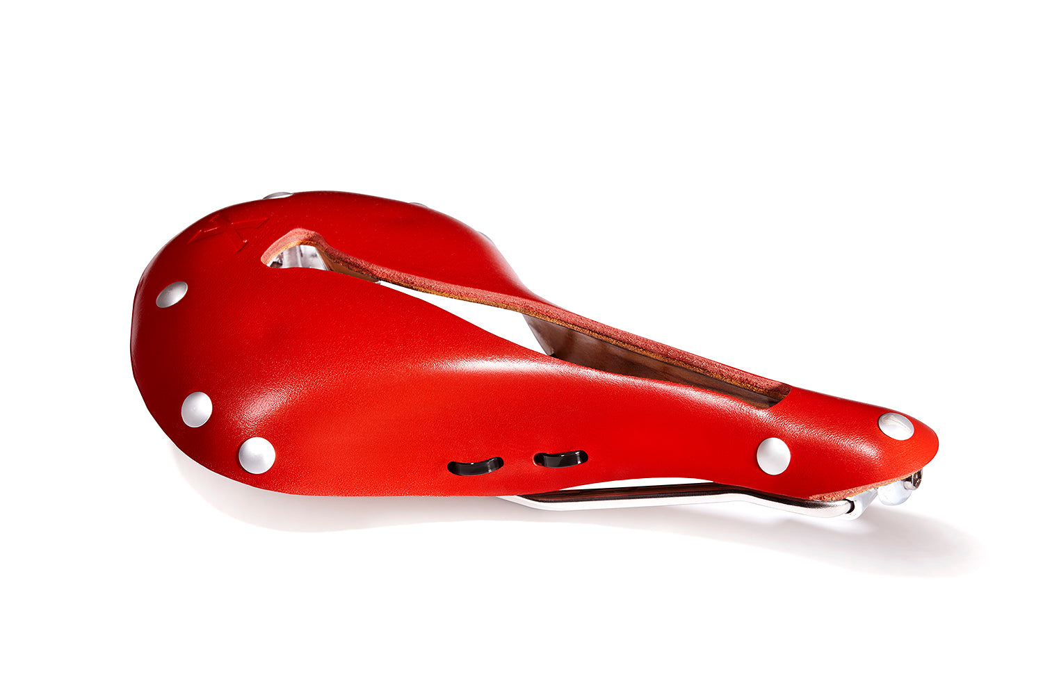 red bike saddle