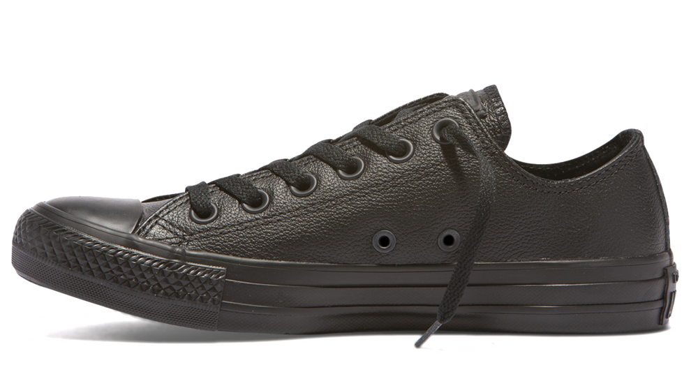 chuck taylor all star monochrome leather ox w