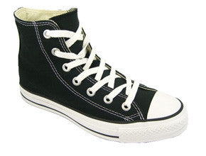 black converse white sole