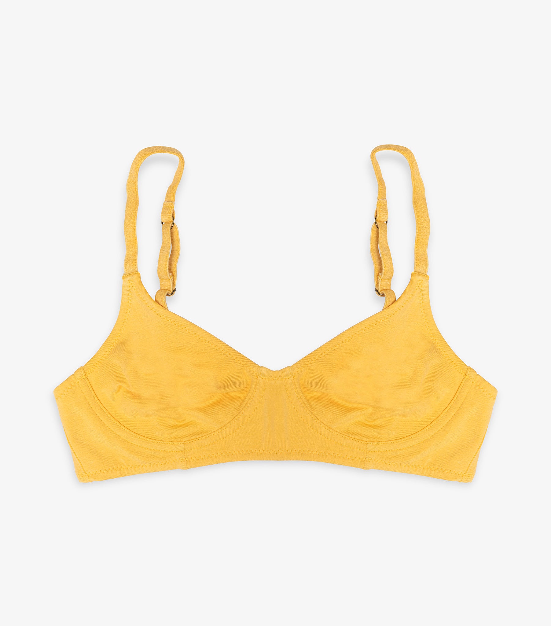 Organic Full Cup Wirefree Bra - Marigold