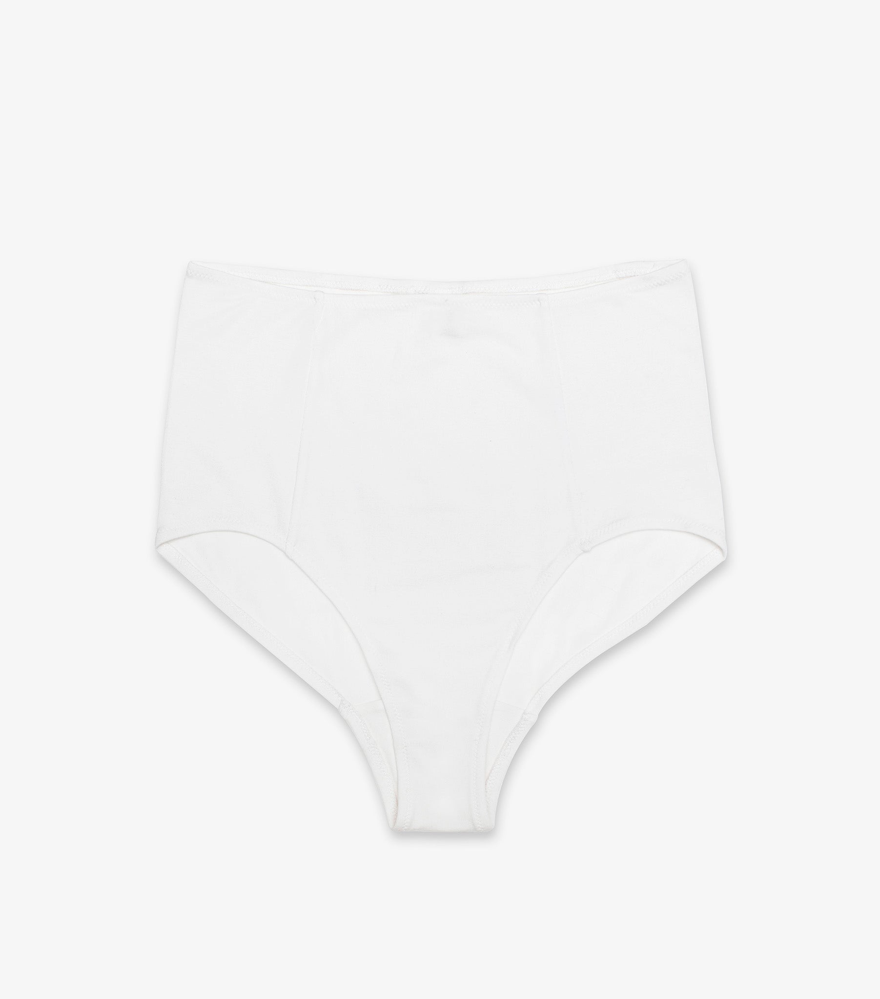 The Basics High Waisted Brief - White