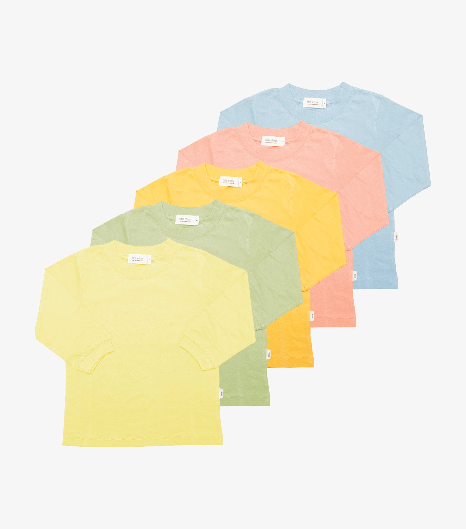 5 Pack of Kids Long Sleeve Tee