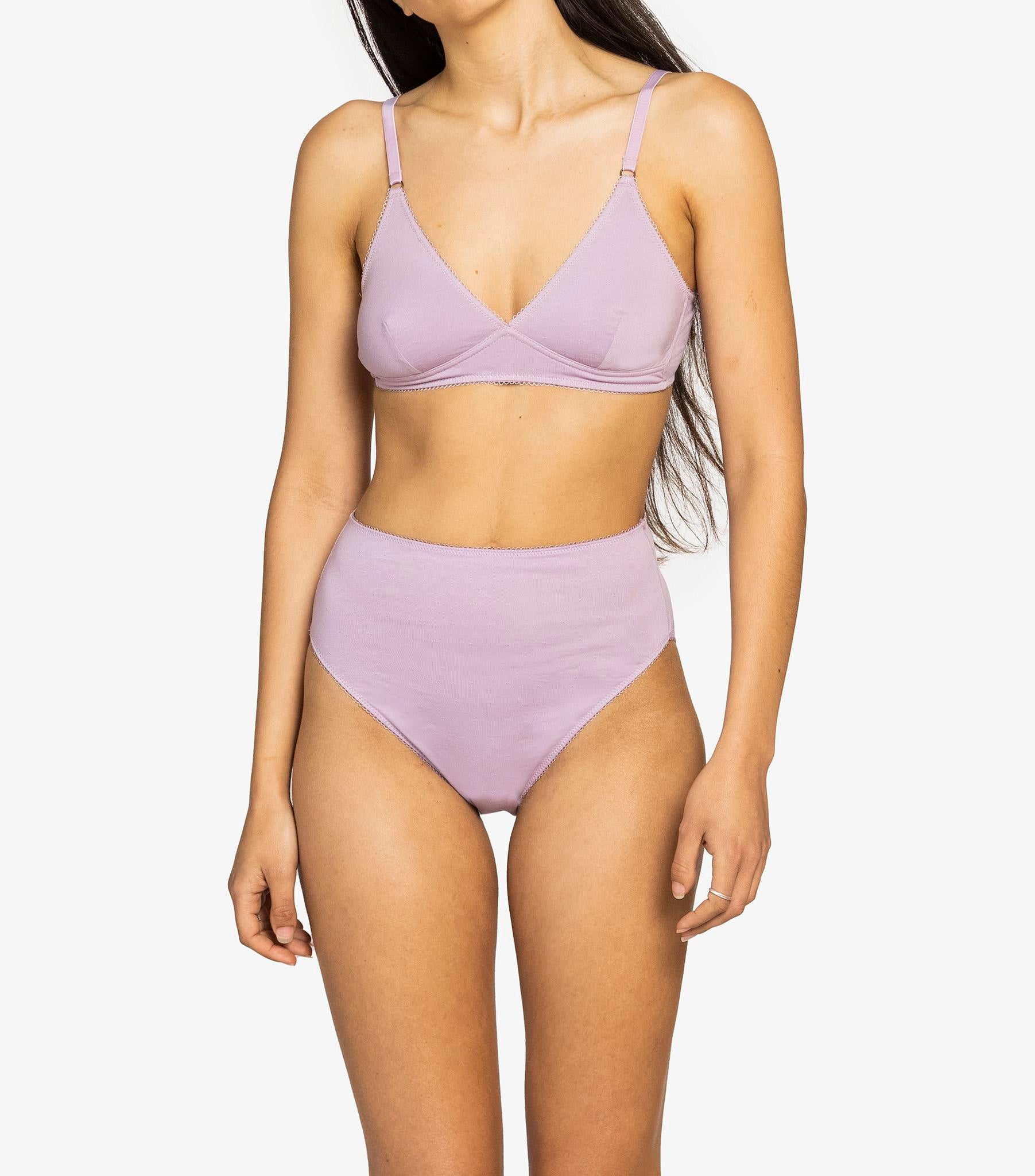 Last Chance Gwen High Waisted Brief - Mauve