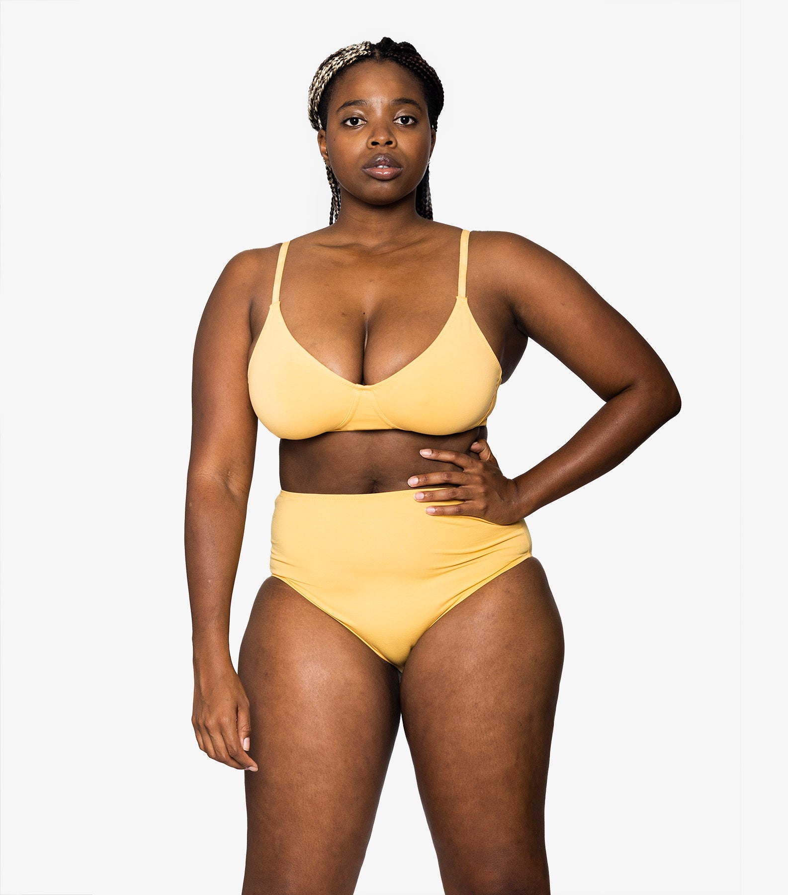 Organic Full Cup Wirefree Bra - Marigold