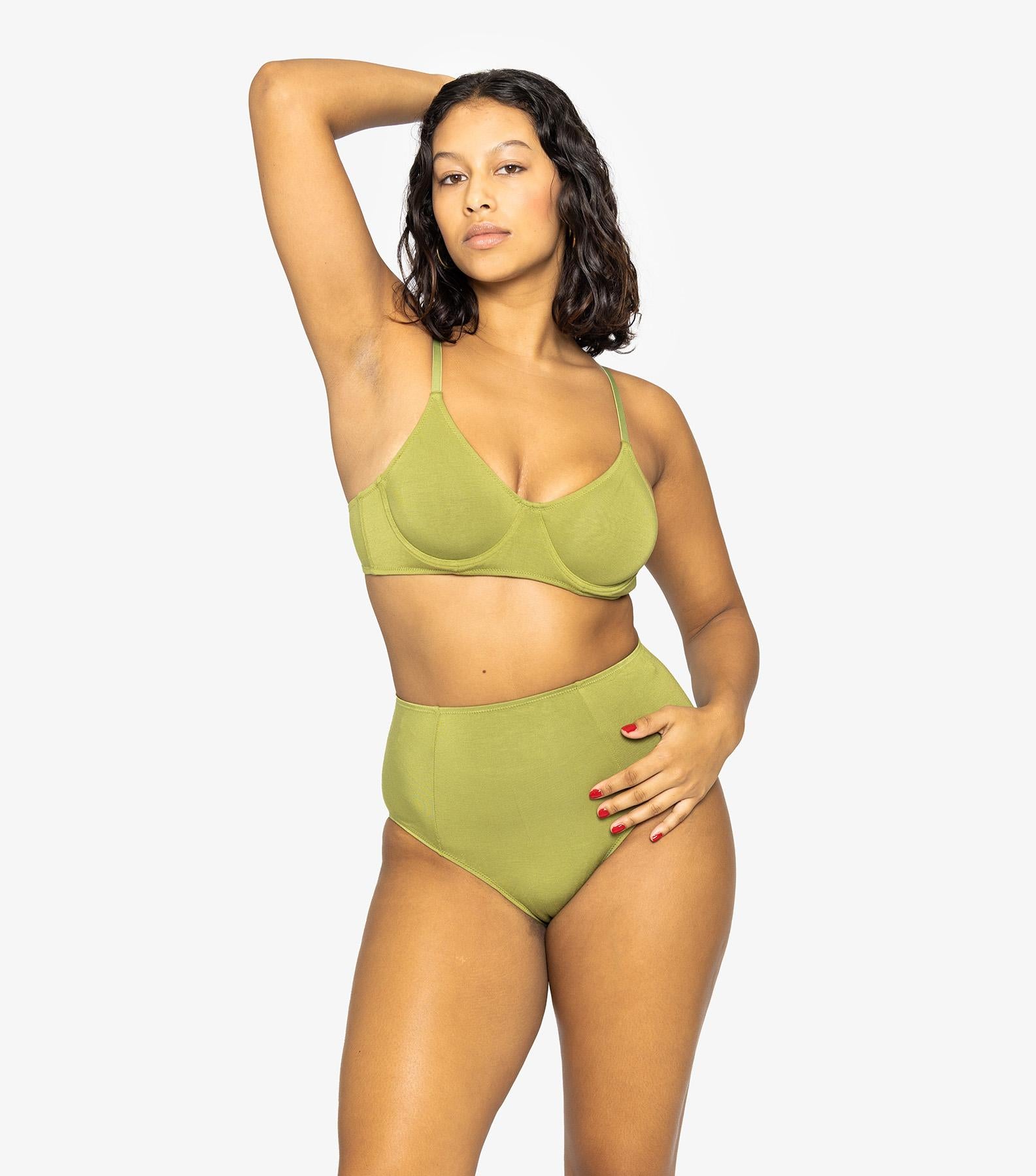 Ramona Underwire Bra - Olive