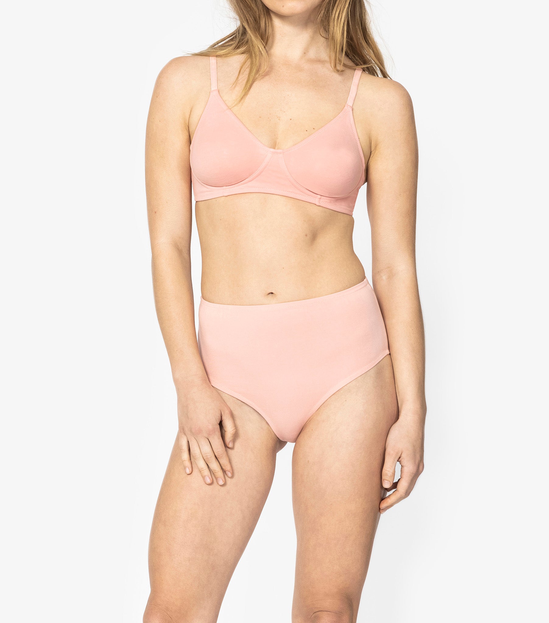 Organic Mid Rise Brief - Rose