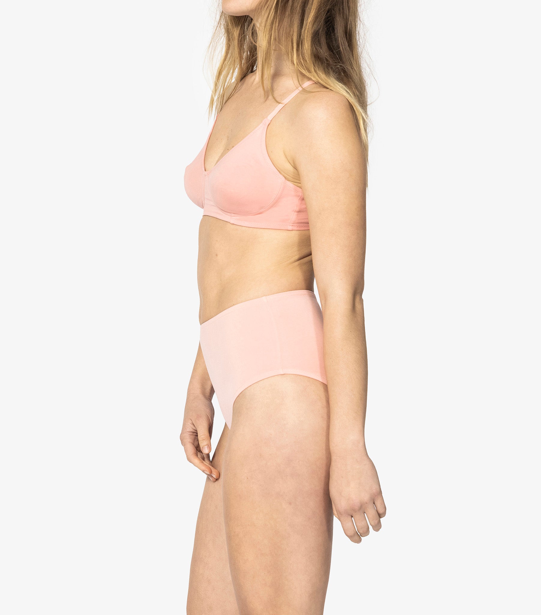 Organic Mid Rise Brief - Rose