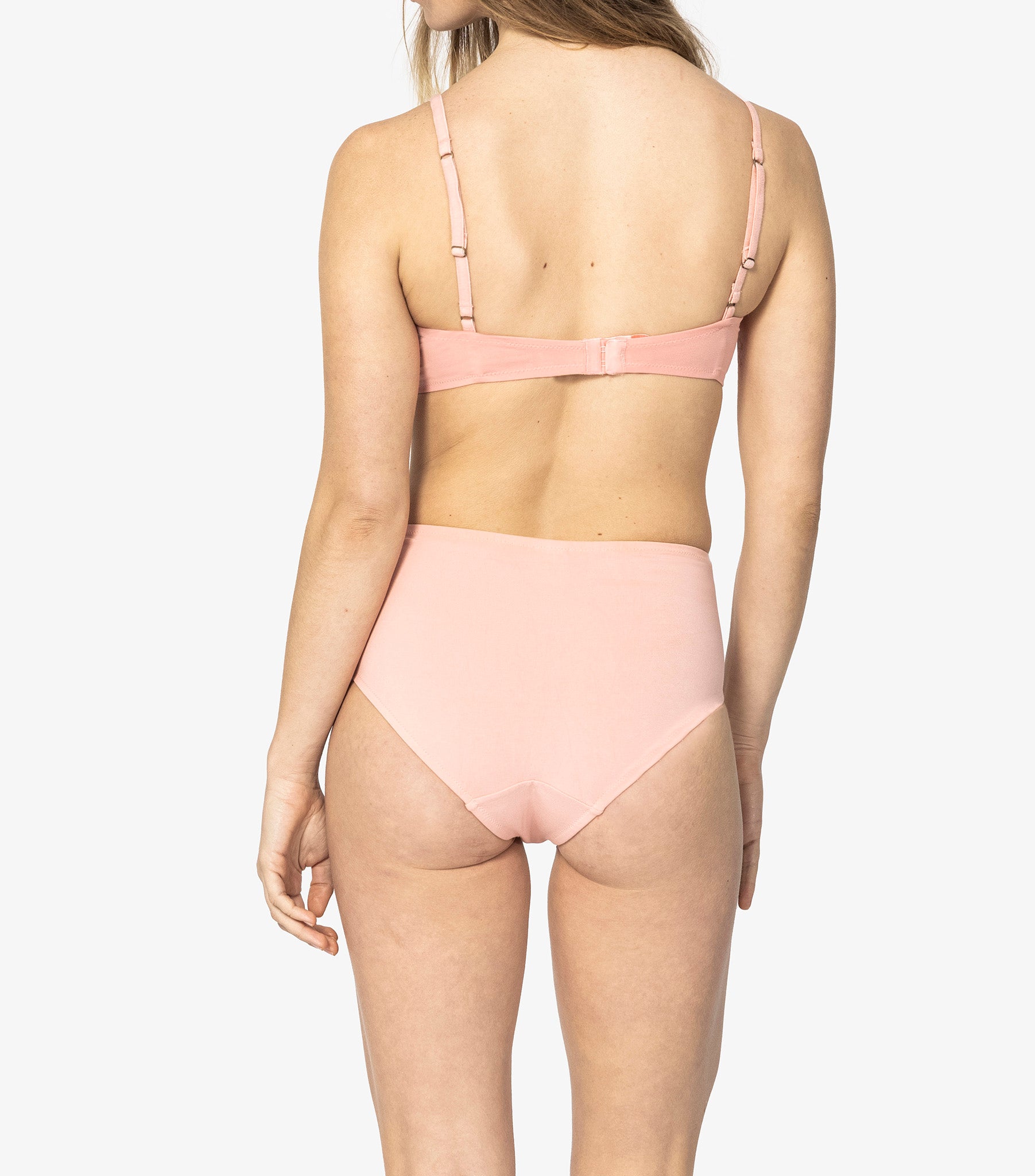 Organic Mid Rise Brief - Rose