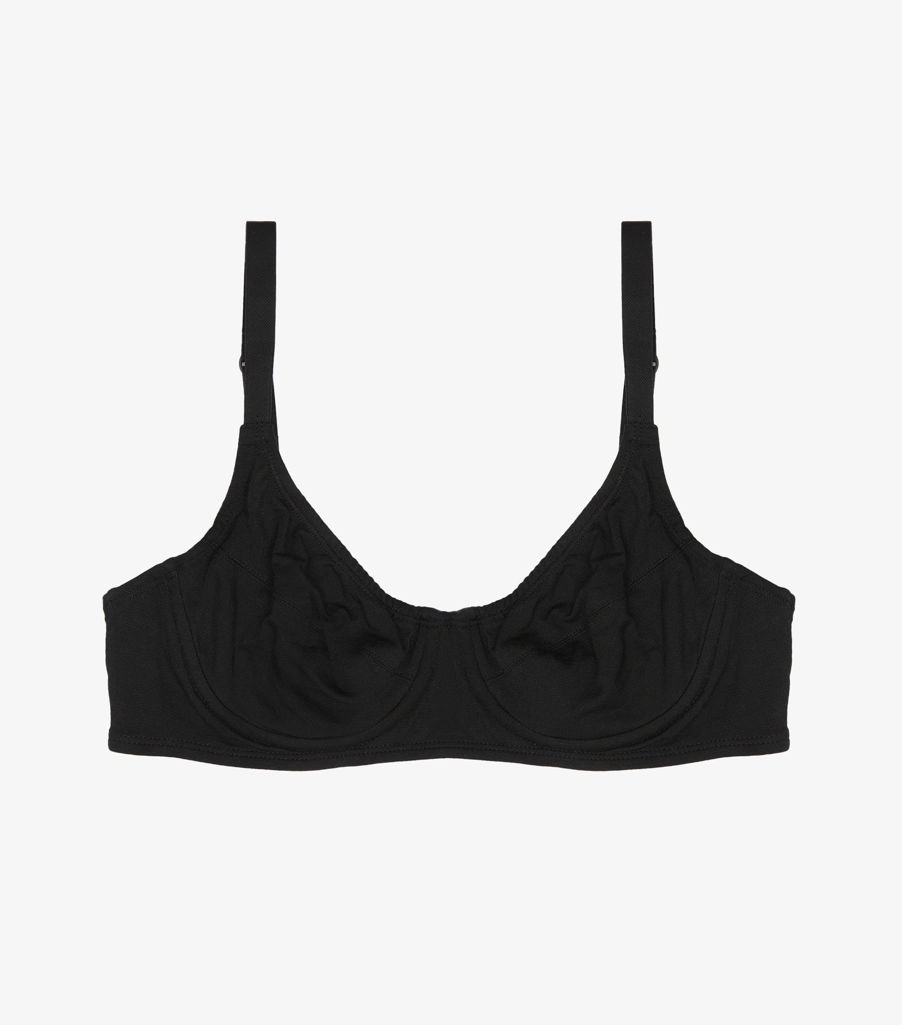 Last Chance Underwire Bra - Black - Tencel Modal