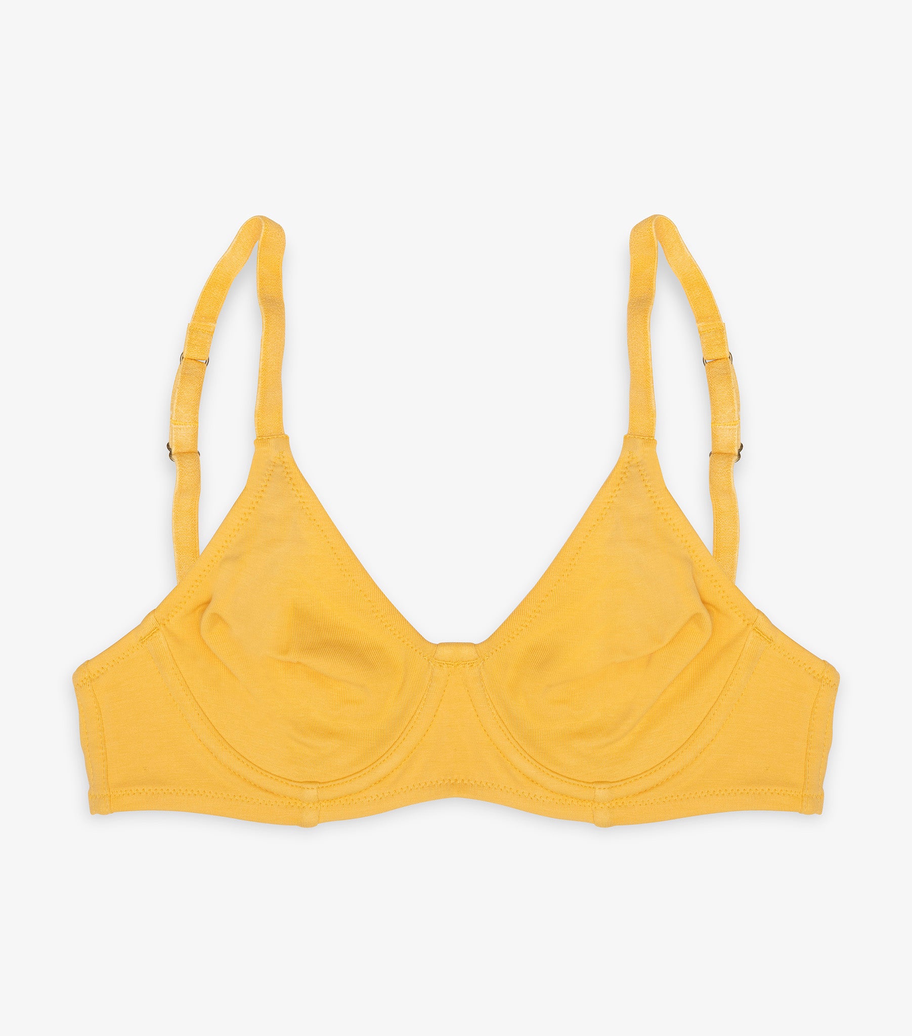 Organic Underwire Bra - Marigold