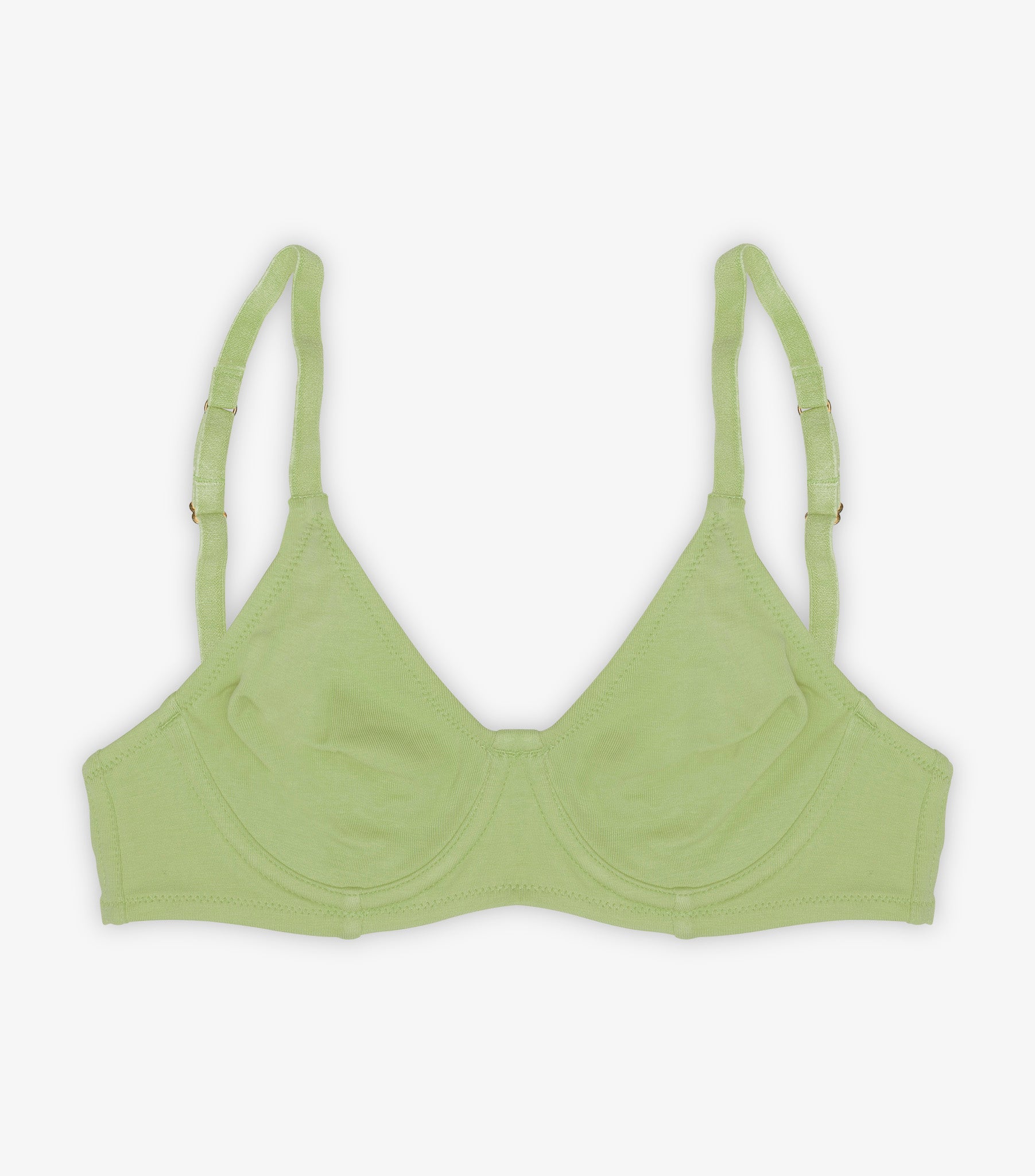 Organic Underwire Bra - Sage