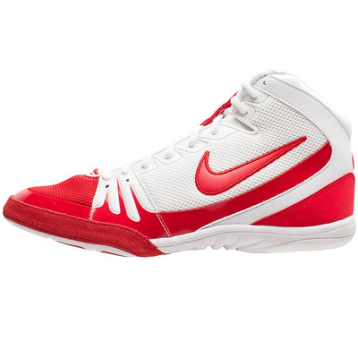 nike freeks red and white