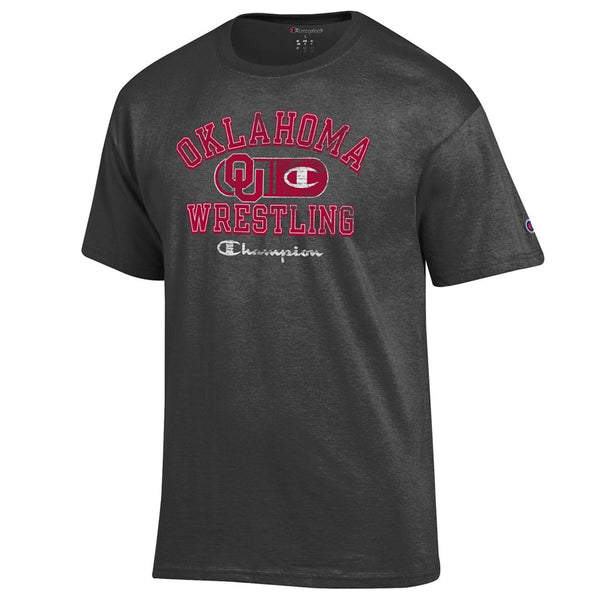 Oklahoma Sooners Champion Wrestling T-Shirt - Shop Now! - Blue Chip ...