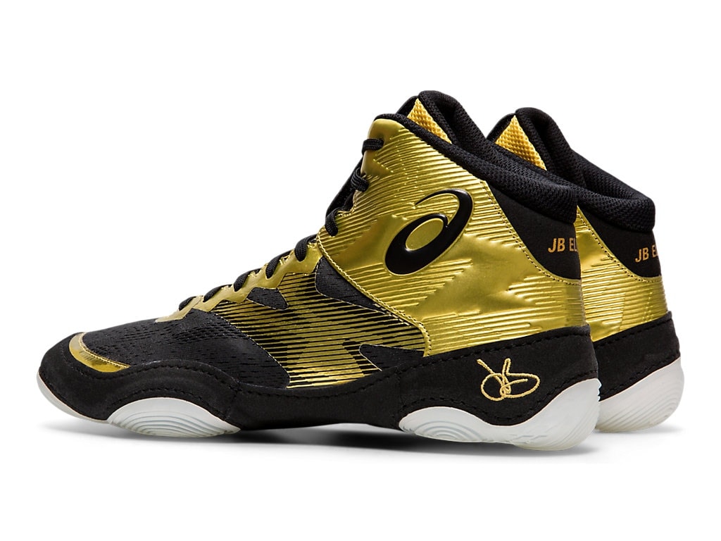 jb elite gold youth wrestling shoes